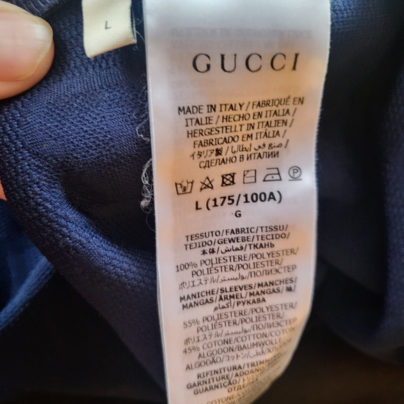 Gucci Color Block Zip-Up Hoodie with Mustard Sleeves and Red Stripe - Picture 7 of 9